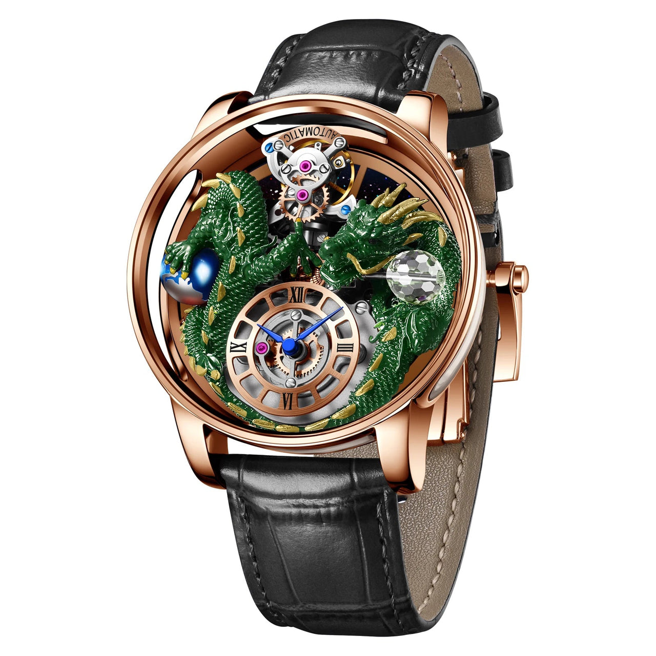 The Superior Dragon Automatic Watch - Prestige Edition - Shark & Sapphire
