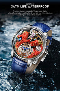 The Superior Dragon Automatic Watch - Prestige Edition - Shark & Sapphire