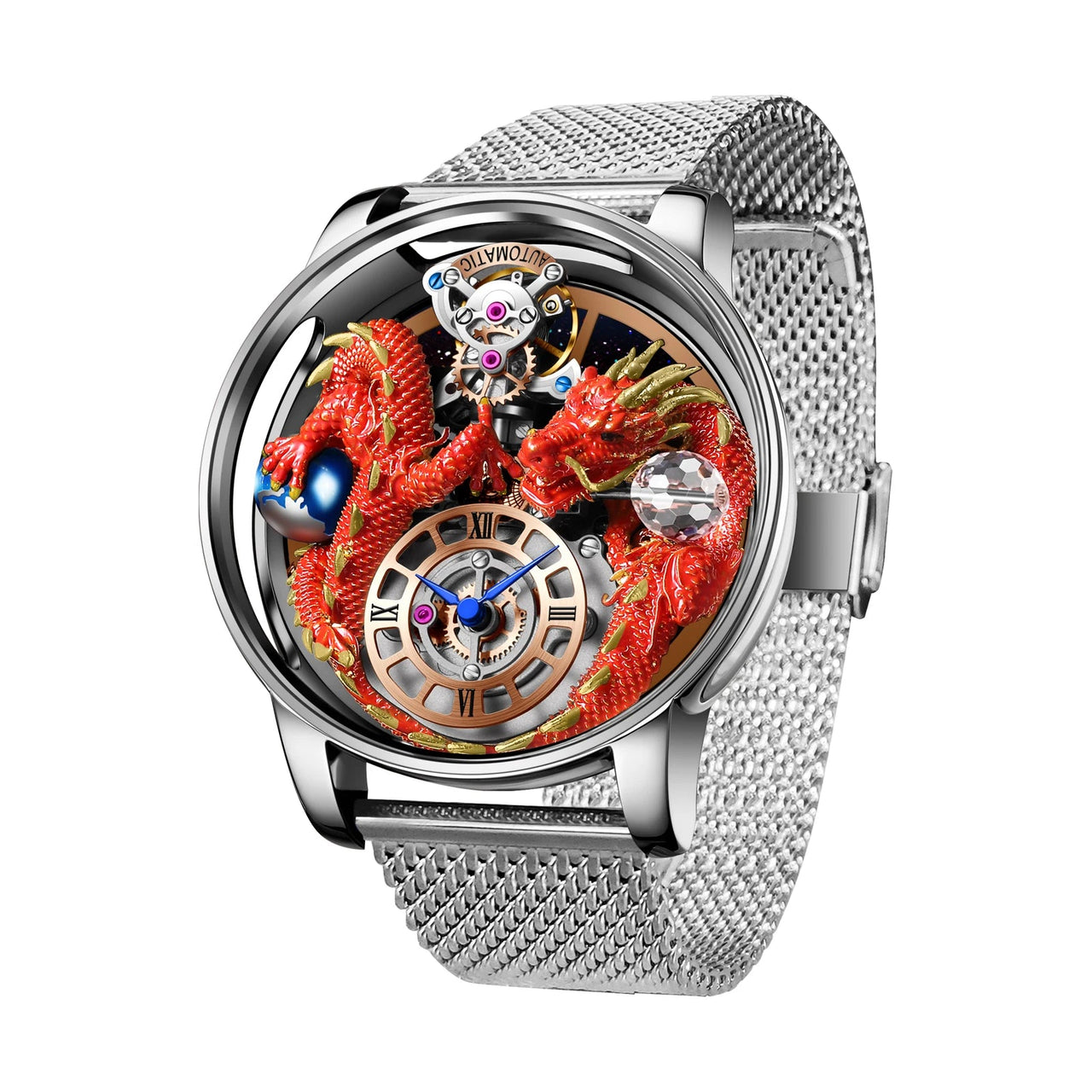 The Superior Dragon Automatic Watch - Prestige Edition - Shark & Sapphire