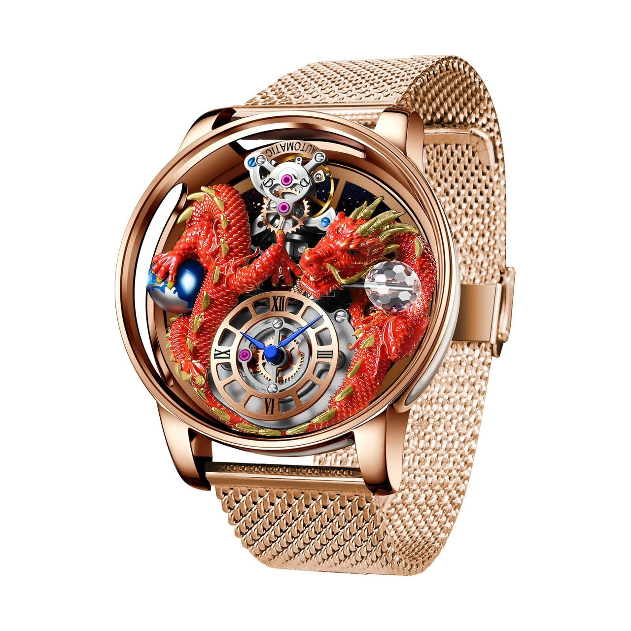 The Superior Dragon Automatic Watch - Prestige Edition - Shark & Sapphire