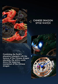 The Superior Dragon Automatic Watch - Prestige Edition - Shark & Sapphire