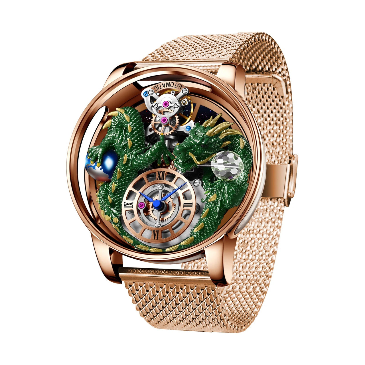The Superior Dragon Automatic Watch - Prestige Edition - Shark & Sapphire