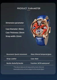 The Superior Dragon Automatic Watch - Prestige Edition - Shark & Sapphire