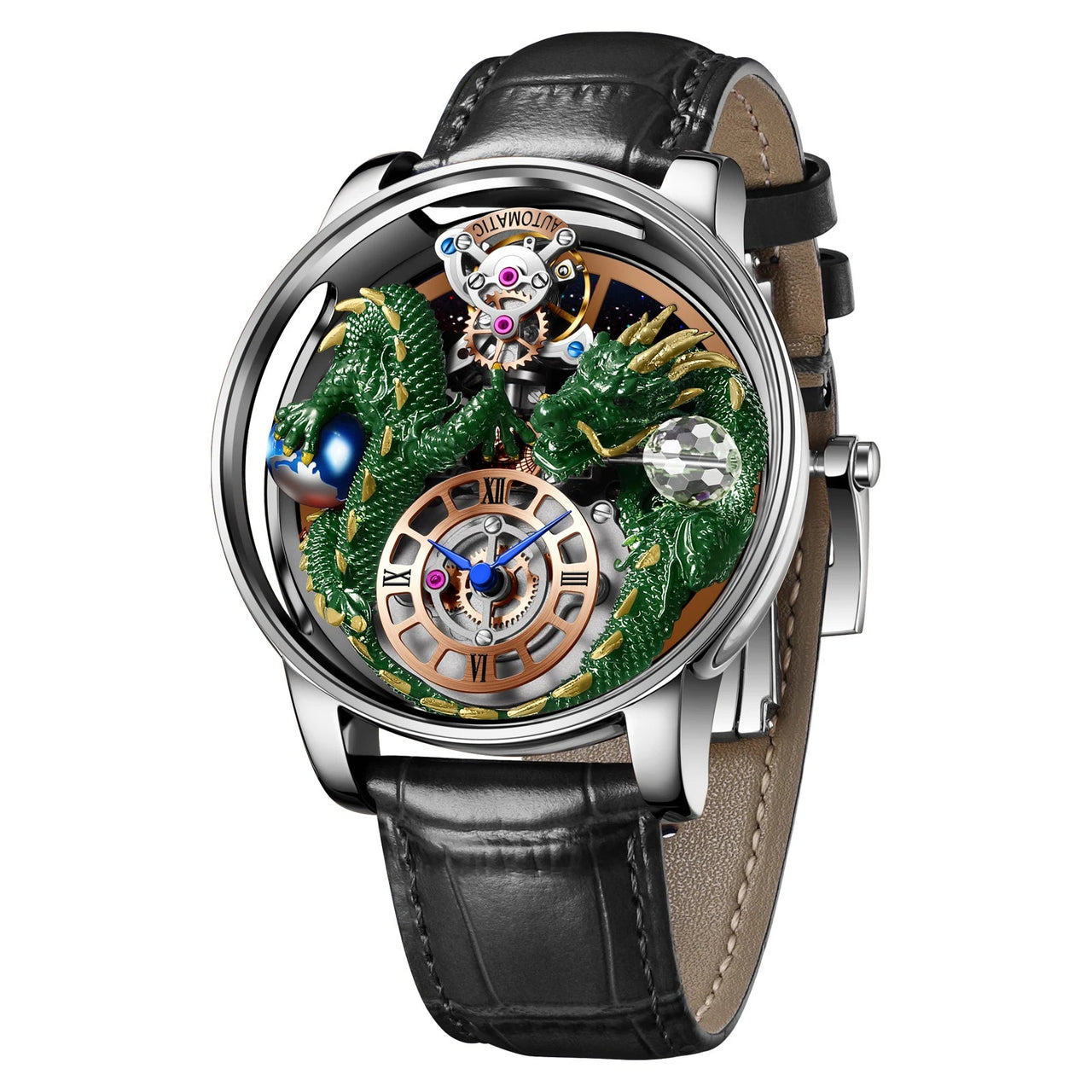 The Superior Dragon Automatic Watch - Prestige Edition - Shark & Sapphire
