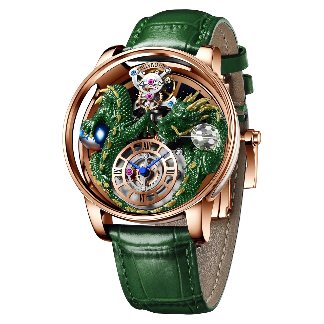 The Superior Dragon Automatic Watch - Prestige Edition - Shark & Sapphire
