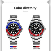TitanX Elite Men's Quartz Sport Watch – Luxury 30M Waterproof Stainless Steel Dive Timepiece | Relógio Masculino - Shark & Sapphire