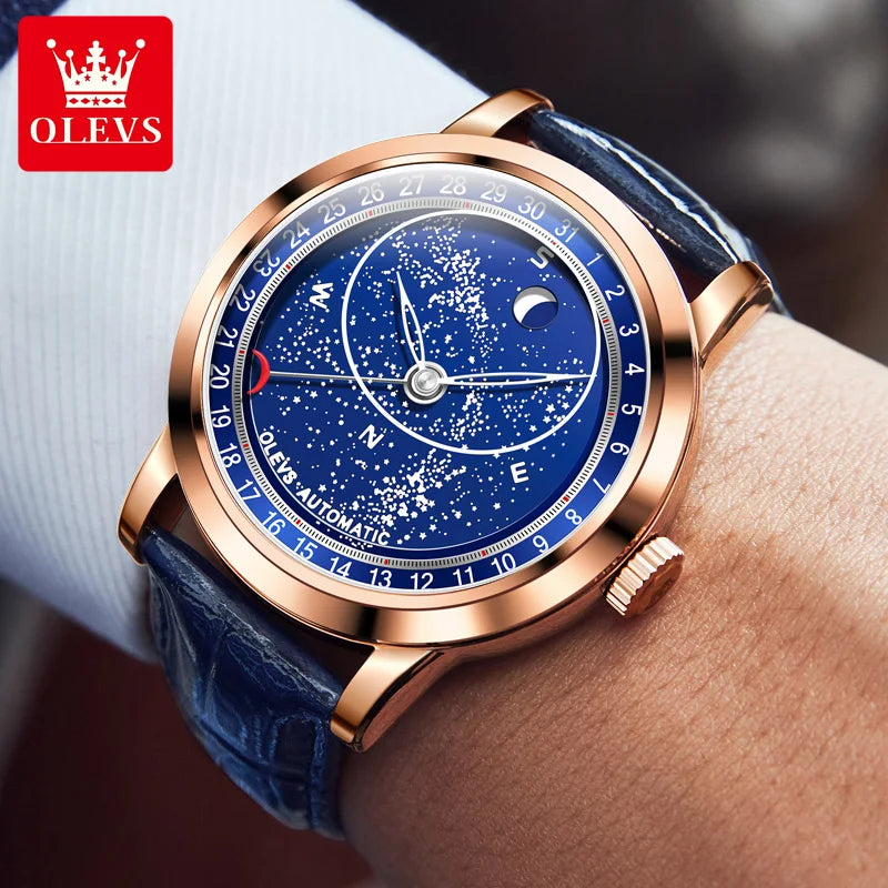 Shark & Sapphire Celestial Orbit Automatic