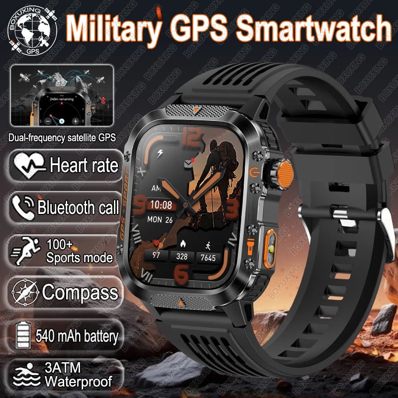 Aegis Tactical GPS Smartwatch – Military - Grade Edition - Shark & Sapphire