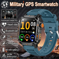 Aegis Tactical GPS Smartwatch – Military - Grade Edition - Shark & Sapphire