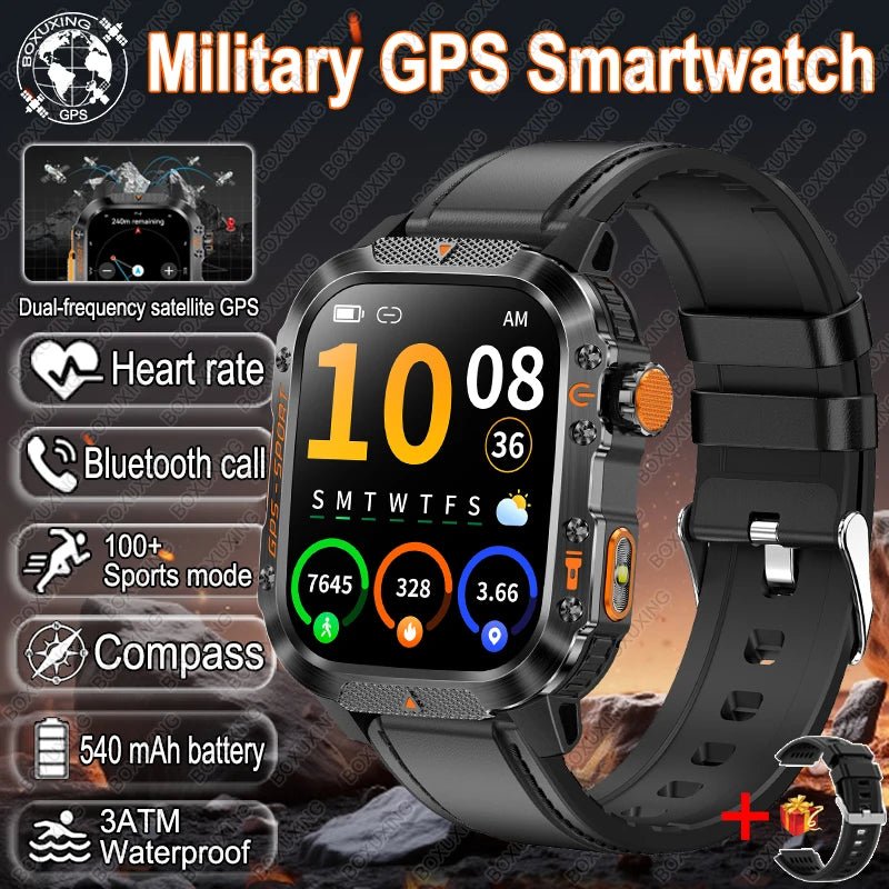 Aegis Tactical GPS Smartwatch – Military - Grade Edition - Shark & Sapphire