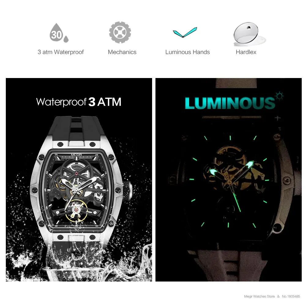 Azure Tonneau Skeleton Automatic - Shark & Sapphire