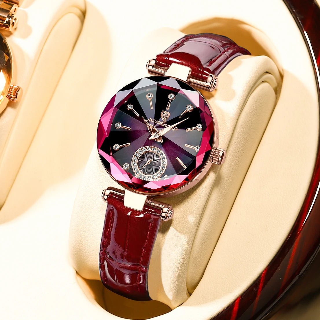Bordeaux Radiance Dress Watch - Shark & Sapphire