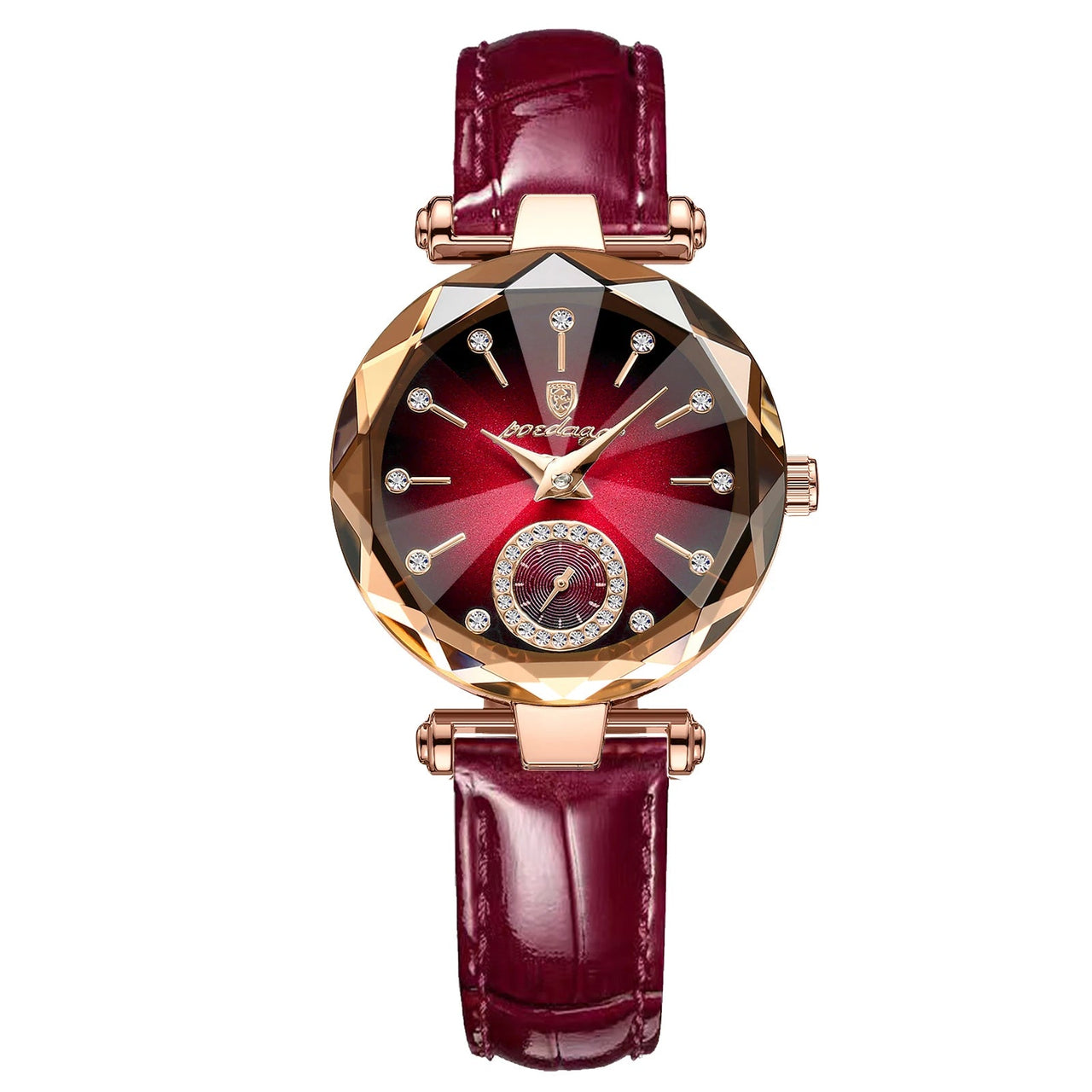 Bordeaux Radiance Dress Watch - Shark & Sapphire