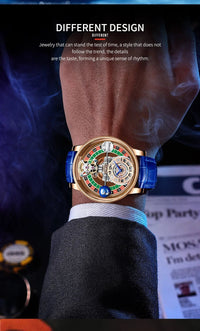 Celestial Roulette Luxury Watch - Shark & Sapphire