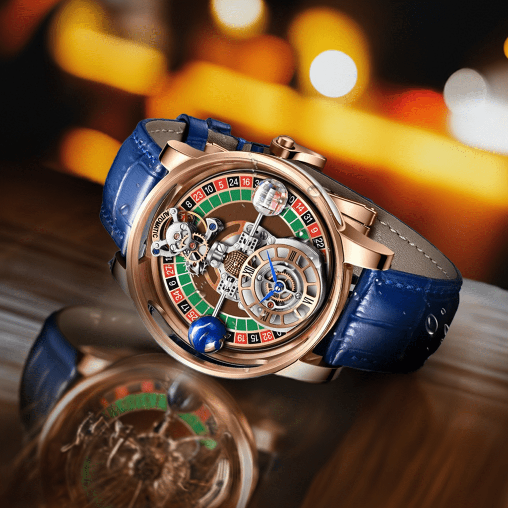 Celestial Roulette Luxury Watch - Shark & Sapphire