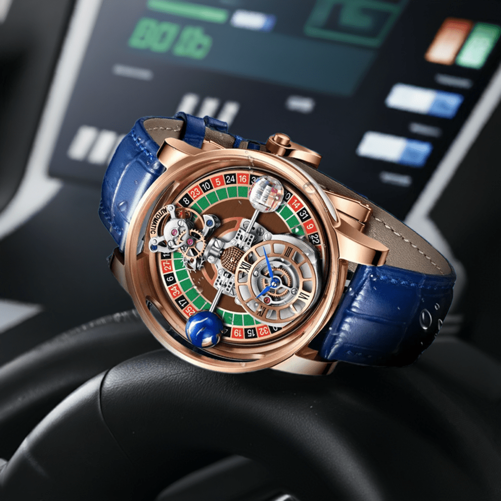 Celestial Roulette Luxury Watch - Shark & Sapphire