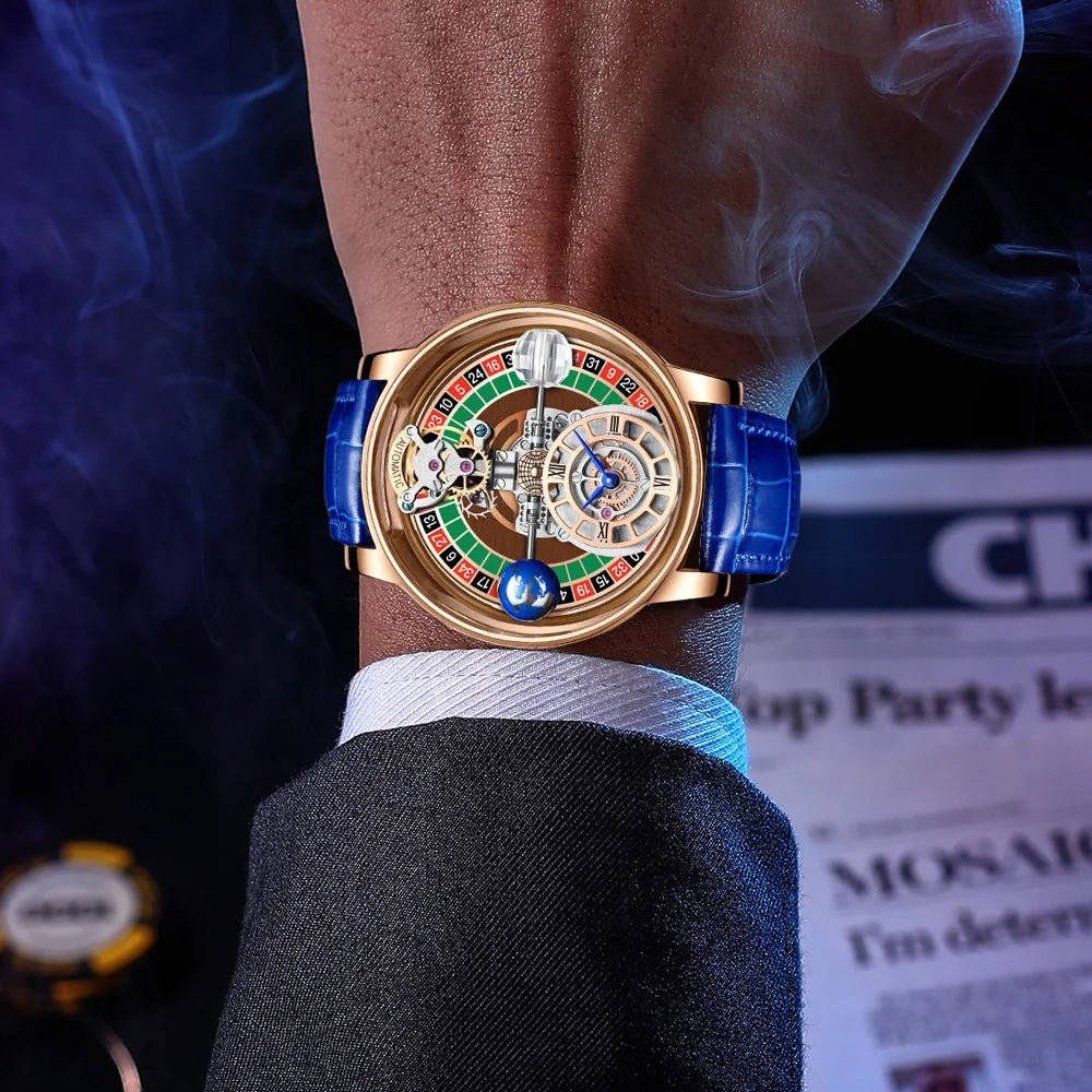 Celestial Roulette Luxury Watch - Shark & Sapphire