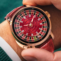 Crimson Diamond - Accent Rotating Dial Automatic - Shark & Sapphire