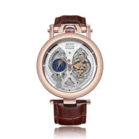 CrystalX Skeleton Men's Mechanical Watch - Shark & Sapphire