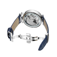 CrystalX Skeleton Men's Mechanical Watch - Shark & Sapphire