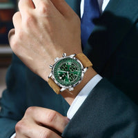 Mystic Veil Phantom Quartz – Illuminated Blackstone Luxury Watch - Shark & Sapphire