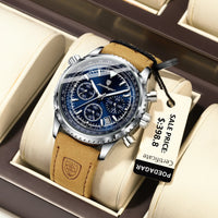 Mystic Veil Phantom Quartz – Illuminated Blackstone Luxury Watch - Shark & Sapphire