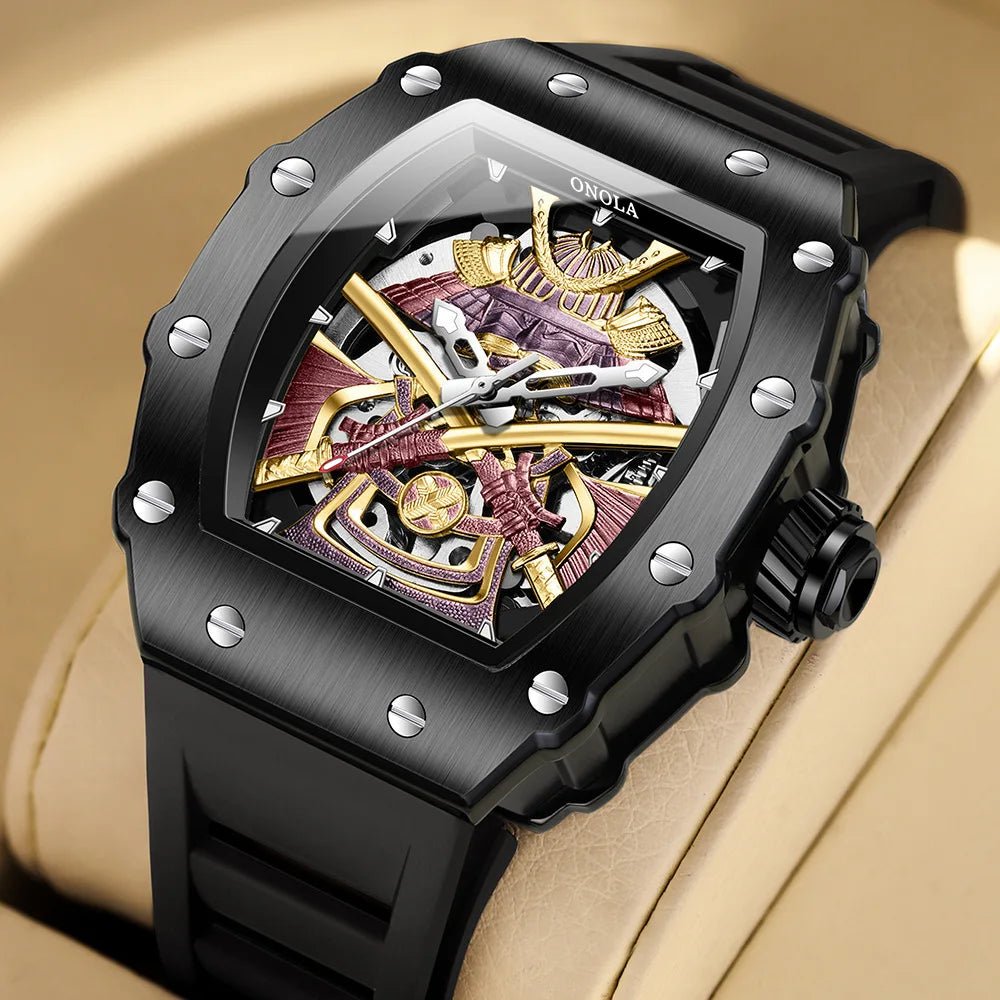 Obsidian Vault Skeleton Automatic - Shark & Sapphire