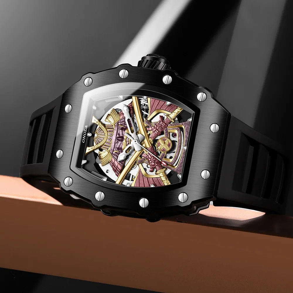 Obsidian Vault Skeleton Automatic - Shark & Sapphire