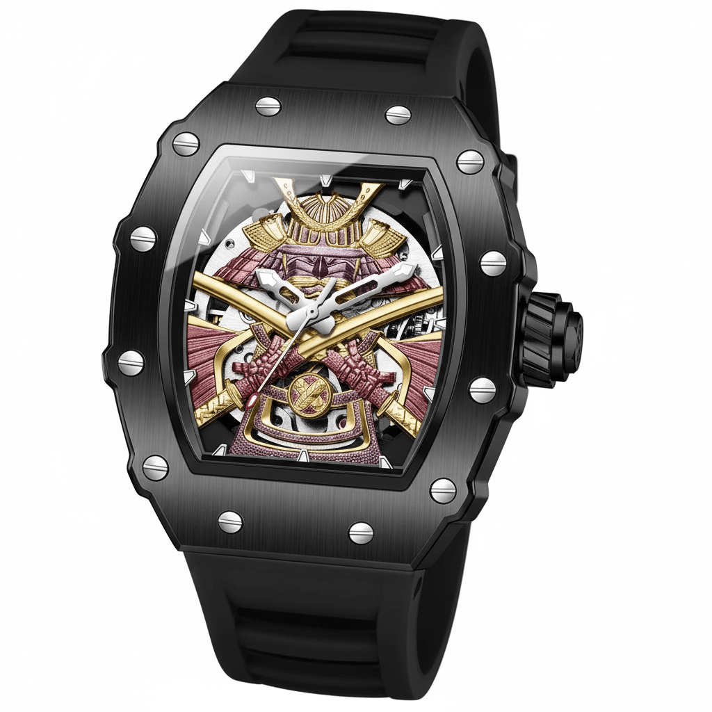 Obsidian Vault Skeleton Automatic - Shark & Sapphire