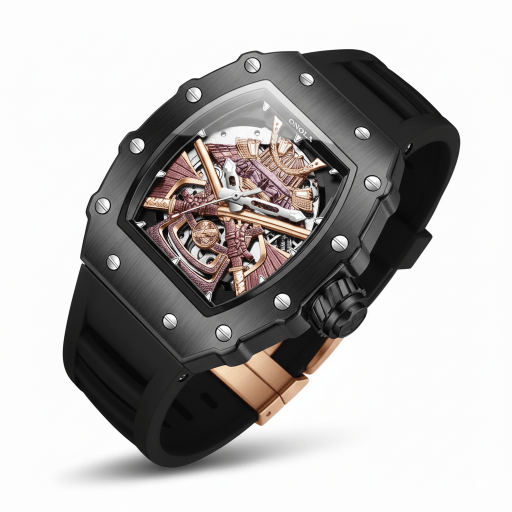 Obsidian Vault Skeleton Automatic - Shark & Sapphire