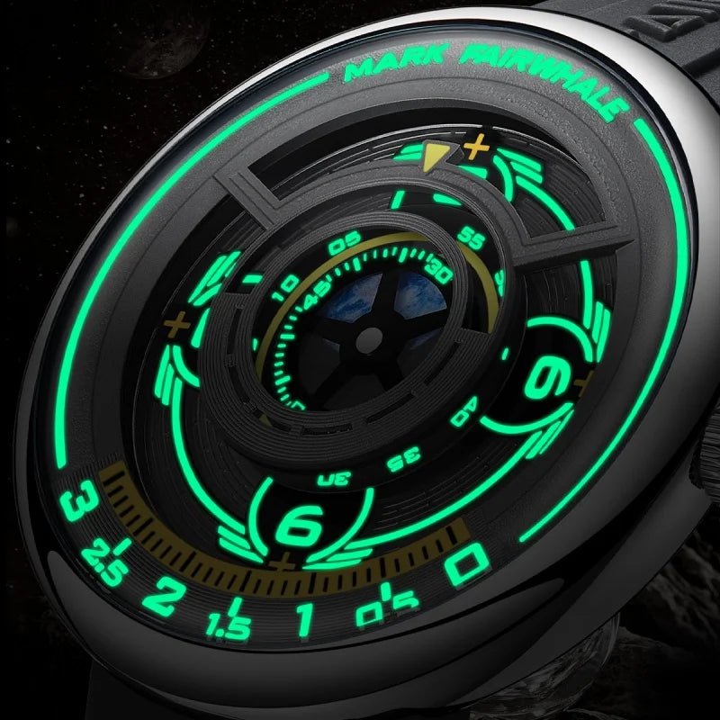 Quantum Halo Quartz – Orbital Dial Edition - Shark & Sapphire