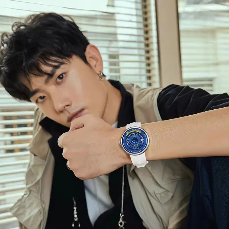 Quantum Halo Quartz – Orbital Dial Edition - Shark & Sapphire