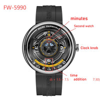 Quantum Halo Quartz – Orbital Dial Edition - Shark & Sapphire