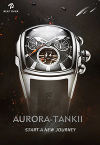 Sapphire Wave Luxury Tourbillon Flagship Timepiece - Shark & Sapphire