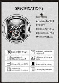 Sapphire Wave Luxury Tourbillon Flagship Timepiece - Shark & Sapphire