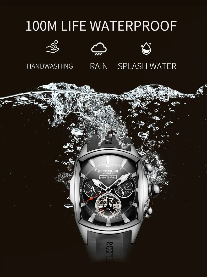 Sapphire Wave Luxury Tourbillon Flagship Timepiece - Shark & Sapphire